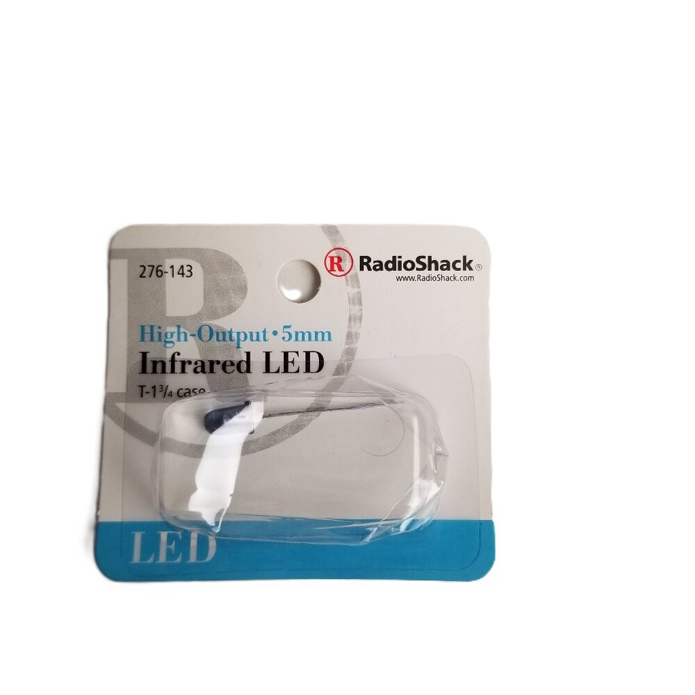 RadioShack High Output 5mm Infrared LED 276-0143 Vintage Electronics Component